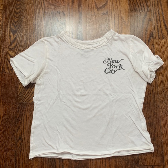 American Eagle Cropped T-shirt - Picture 1 of 3